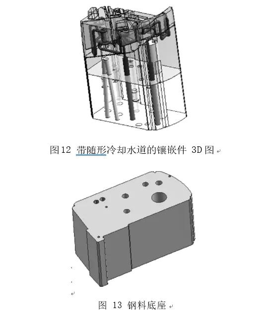 点击进入看图评论 汽车后视镜壳制品的模具随形冷却水道设计及分析