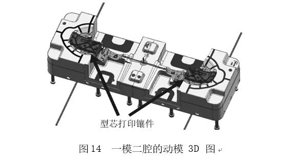点击进入看图评论 汽车后视镜壳制品的模具随形冷却水道设计及分析