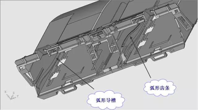 点击进入看图评论 轿车杂物盒外壳模具设计(动模内抽芯)
