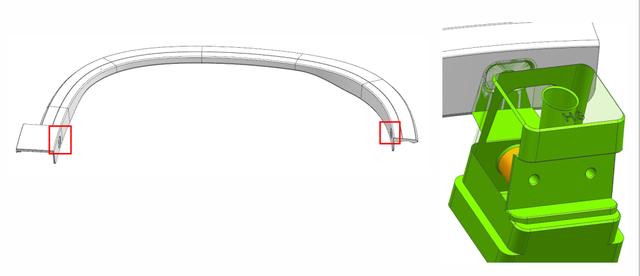点击进入看图评论 汽车轮眉的注塑模具设计,希望能帮助到正在学习设计的你