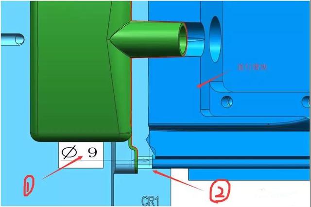 点击进入看图评论 适用于塑胶模具中必不可少的双向倒扣结构设计