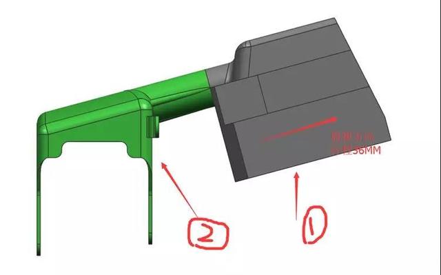 点击进入看图评论 适用于塑胶模具中必不可少的双向倒扣结构设计