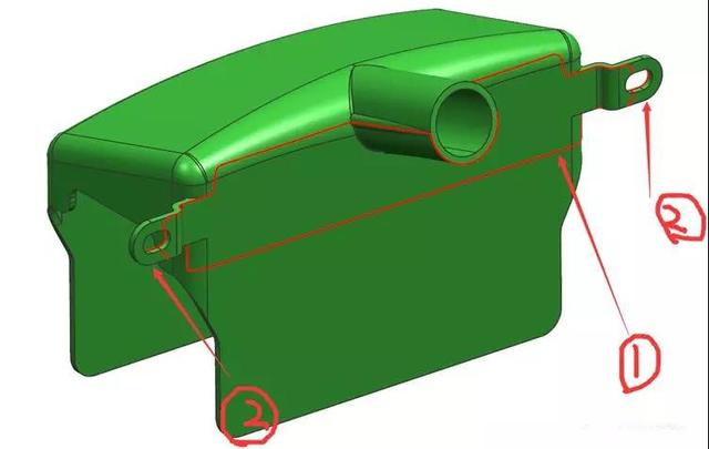 点击进入看图评论 适用于塑胶模具中必不可少的双向倒扣结构设计