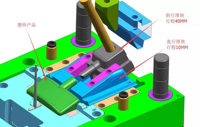 点击进入看图评论 适用于塑胶模具中必不可少的双向倒扣结构设计